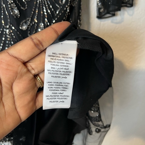 Aidan Mattox Beaded Trapeze Dress - Picture 10 of 10